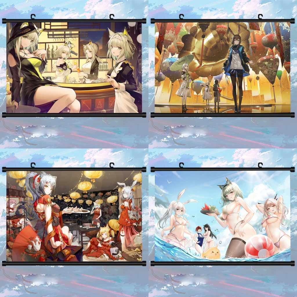 

NEW Anime Game Arknights Kal'tsit HD Wall Scroll Roll Painting Poster Print Home Decor Collectible Decorative Art Image Gift