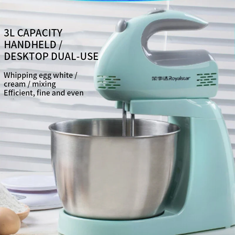 2026 Electric Egg Beater Desktop High Power Hand-Held Stirring for Baking And Whipped Cream Household Kitchen Appliance 2