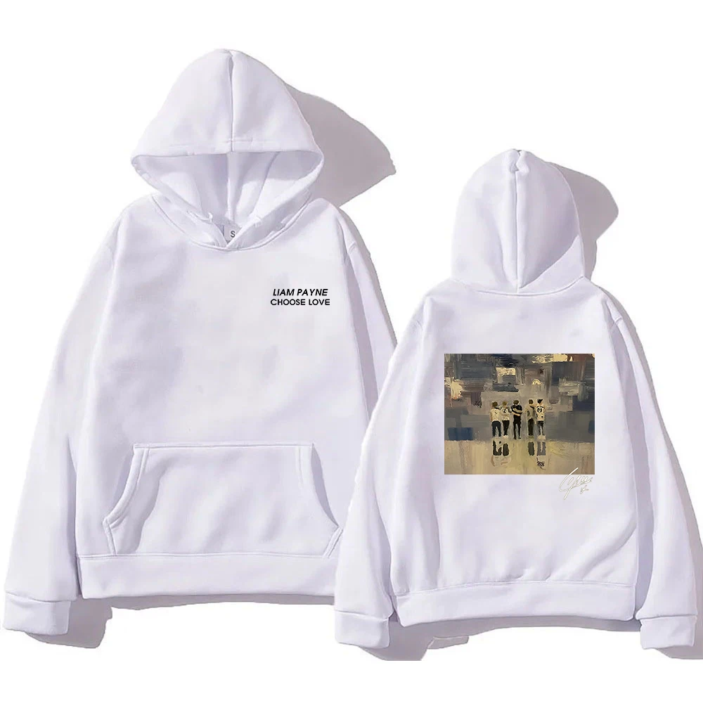 Liam Payne Choose Love Hoodie Fashion Men/women Hoodies Harajuku Aesthetic Unisex Winter Fleece Pullover Sweatshirt Vintage 6