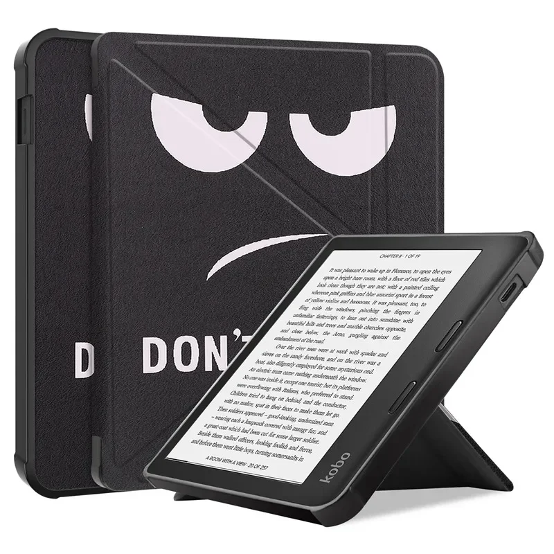 Ebook Case for Kobo Libra Colour Cover 7 inch Cute Paint Smart