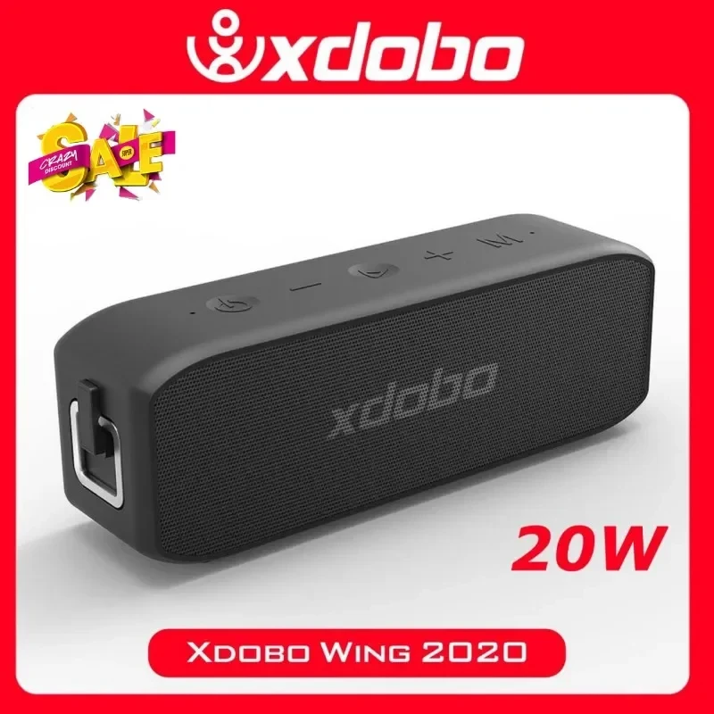 

Bluetooth-Колонка XDOBO Wing 2020 мощностью 20 Вт, сабвуфер BT5.0, USB Type-C, DSP, звук, TWS саундбар, сабвуфер, звуковая система
