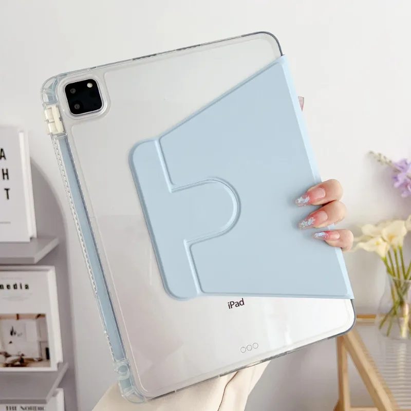 Versatile 360° Rotation Tablet Case with Pencil Holder and Cover