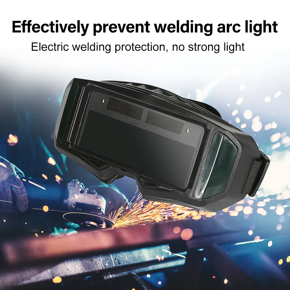 Advanced Auto-Dimming True Color Welding Goggles with Large View