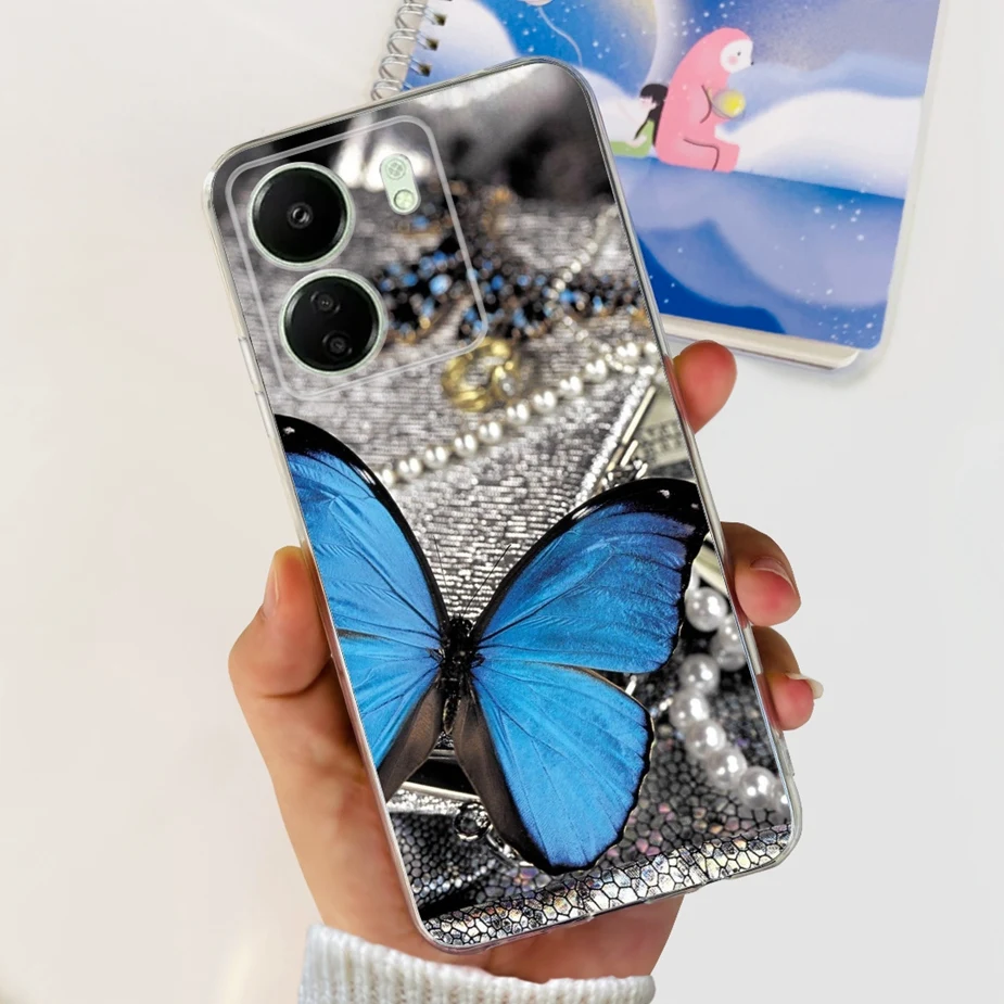 Fashionable Painted Soft TPU Phone Case with Bumper