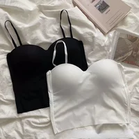 Camisole 4 couleurs pour femmes, haut court de Fitness, Ropa d'été, élégant, Sexy, assorti avec tout, décontracté, Топ Ж Salah, esthétique, solide, nouveau 4