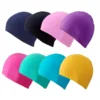 Swimming Cap Elastic Nylon Ear Guards Long Hair Pool Cap Slim Swimming Cap Swimming Accessories 1