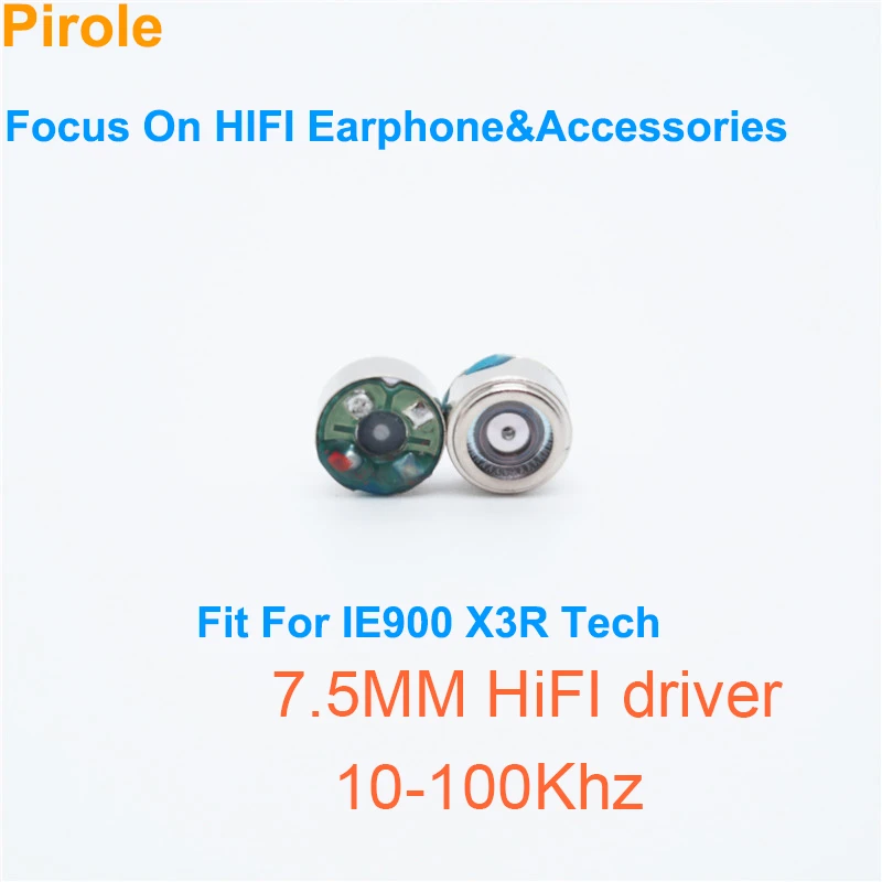 IE900 Repair Dynamic Driver Diy Earphone accessories 7.5MM Earbud