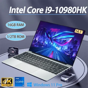 Computadora portátil nueva con Windows 11 Pro, pantalla de 14.1 pulgadas, Intel CORE i9-10980HK, 16GB, 1/2TB, resolución de 1920*1080, ideal para oficina y juegos. 1