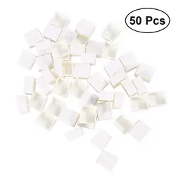 Demi casseroles en plastique pour peinture à l'aquarelle, 50 pièces 