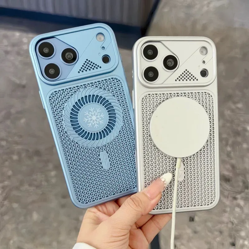 Magnetic Hollow Ice Cooling Phone Case | Shockproof Cover