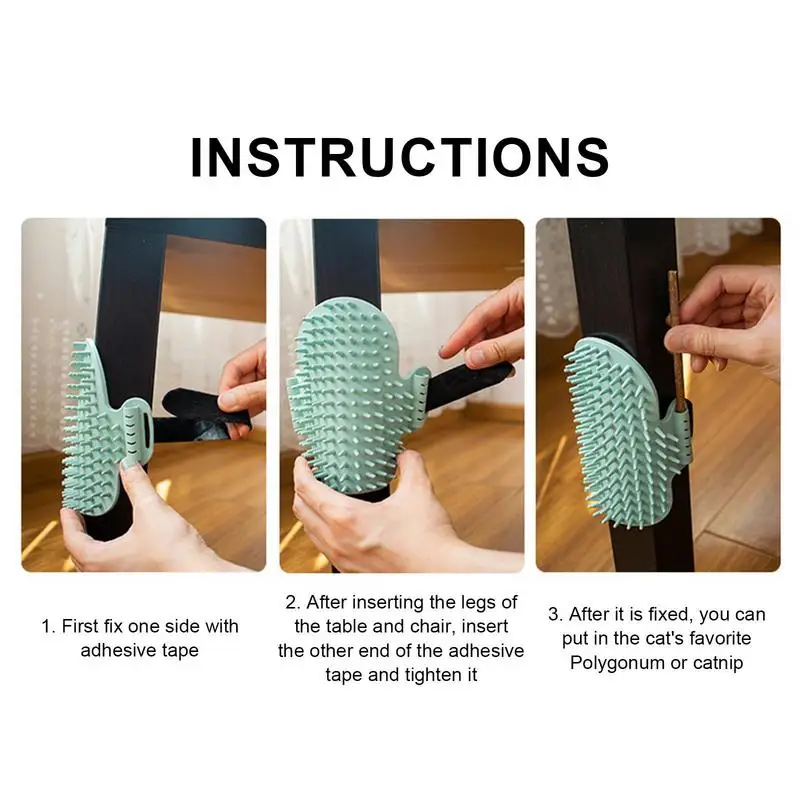 Pet Corner Groomers Massager Brush Pet Corner Combs Scratcher Brush Soft Wall Groomers For Grooming And Scratching Grooming