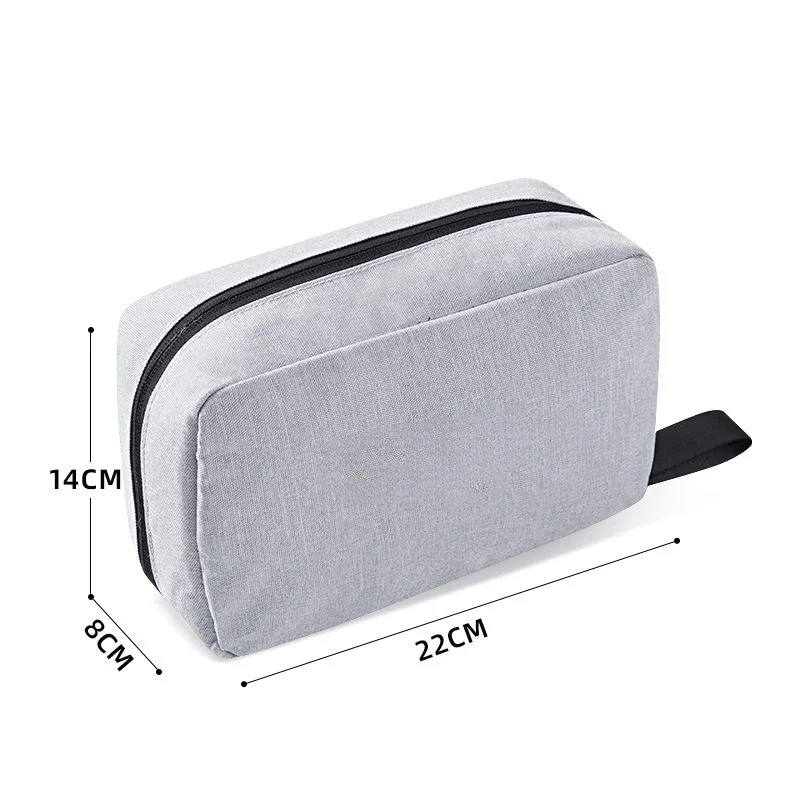 1pcs Cationic Fabric Travel Toiletry Bag with Hanging Waterproof Cosmetic Organizer for Wet/Dry Separation 5