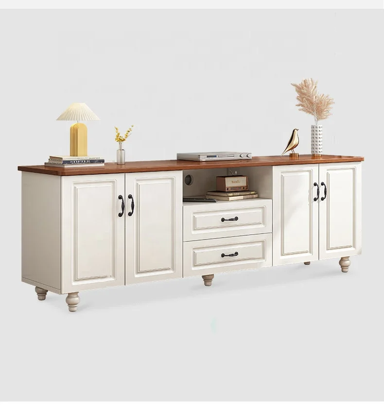 Light Luxury TV Cabinet Modern Simple Small Apartment Nordic Living Room Landing Can Accommodate Large Capacity High Cabinet