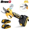 BABEQ 30mm Cordless Electric Scissors Rechargeable Brushless Electric Pruning Shears for Fruit Tree Bonsai Garden Tool Pruner 1