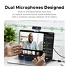 UGREEN 2K Webcam with Microphone, Full HD USB Web Camera, Adjustable FOV, Auto Light Correction, Video Webcam for Streaming 3