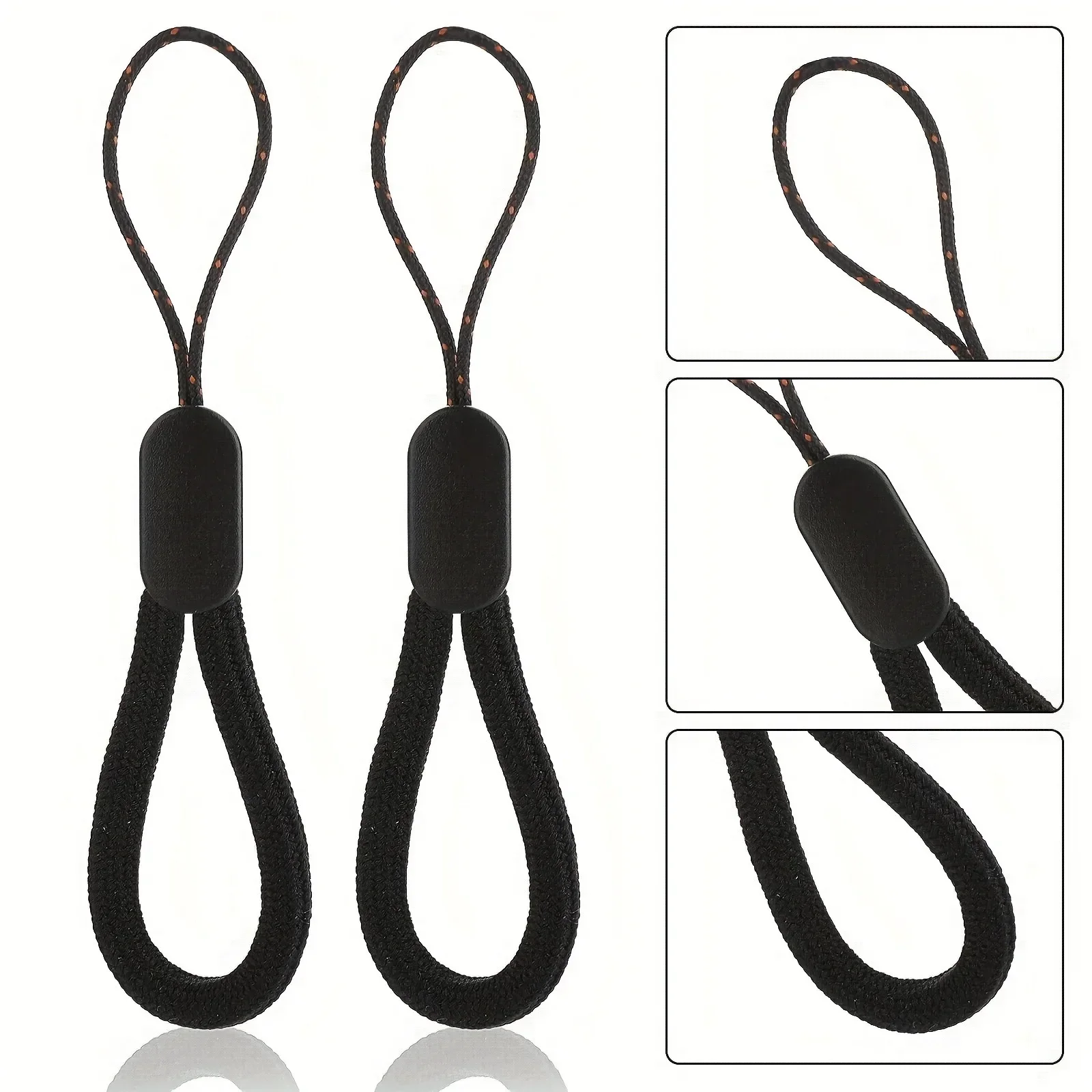 Hand Wrist Lanyard Set - Short Grip Straps for Keys and Flash Drives