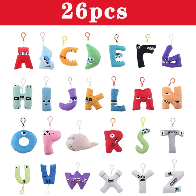 Alphabet Lore 26 Letter Doll Alien Keychain Pendant Stuffed Plush Toy For  Early Education And Learning From Hy0110, $1.17