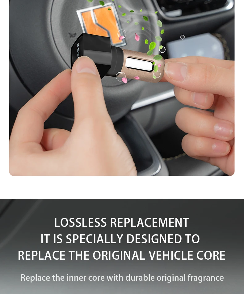 4pcs For ZEEKR 7X 007 X Original car fragrance replacement core Replacement of t