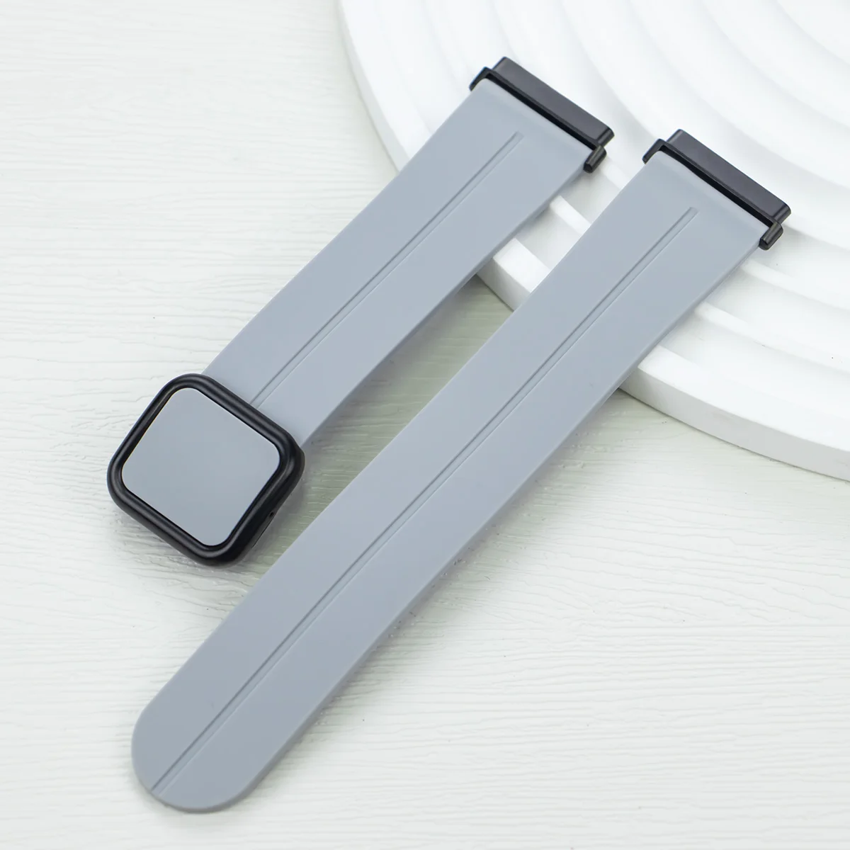 Enhanced Magnetic Buckle Silicone Sports Strap