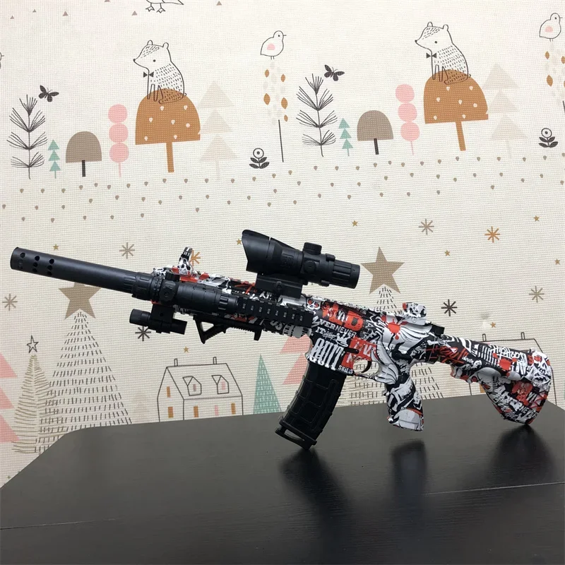

Новая электрическая Водяная бомба M416, игрушечный пистолет для мальчиков и девочек, уличная Хрустальная бомба, игрушечный пистолет, детская игрушка, подарок Aldult