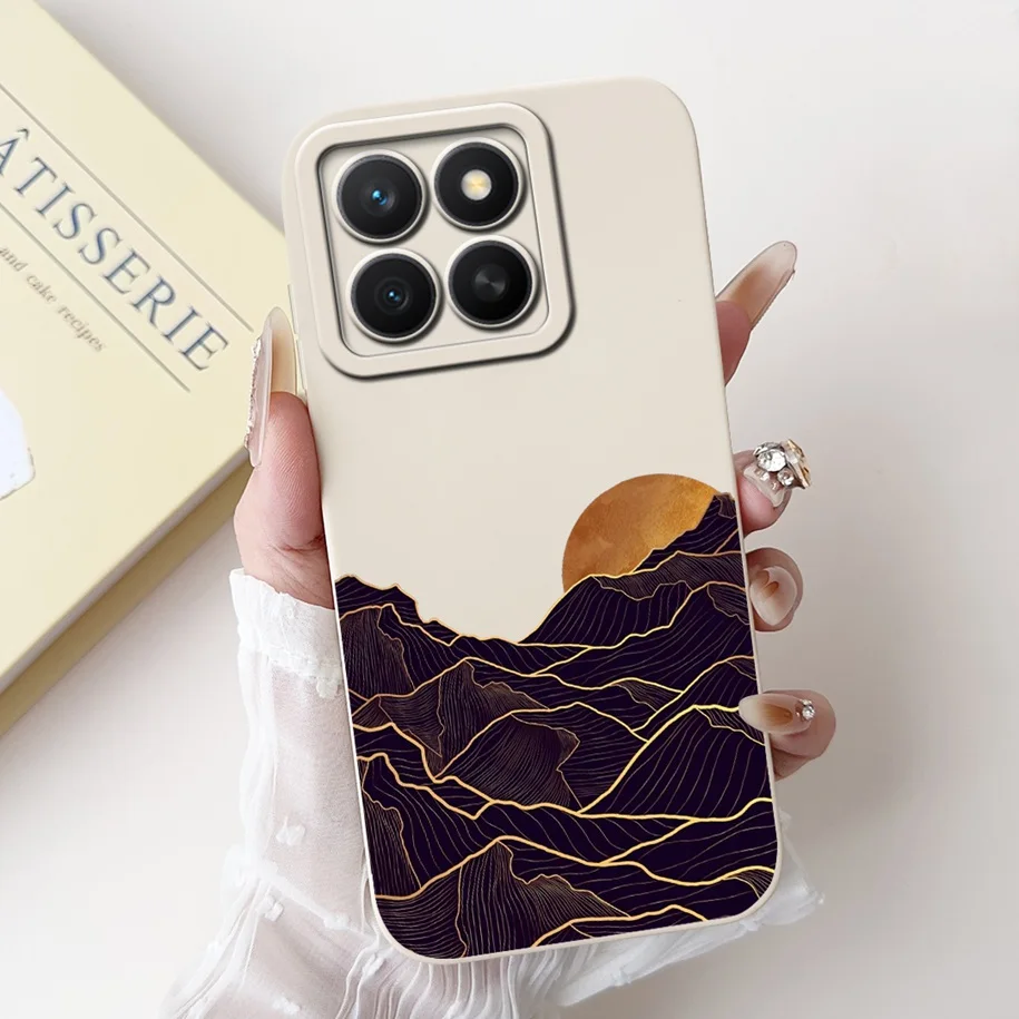 Fashion Girl Butterfly Soft Silicone Couple Phone Case Cover, Compatible with Honor X8C 2025