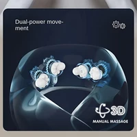 Portable U-Shape Neck Pillow Massage Machine Heat Vibrater Shoulder Neck Muscle Relax Electric Massager Instrument USB Charging 3