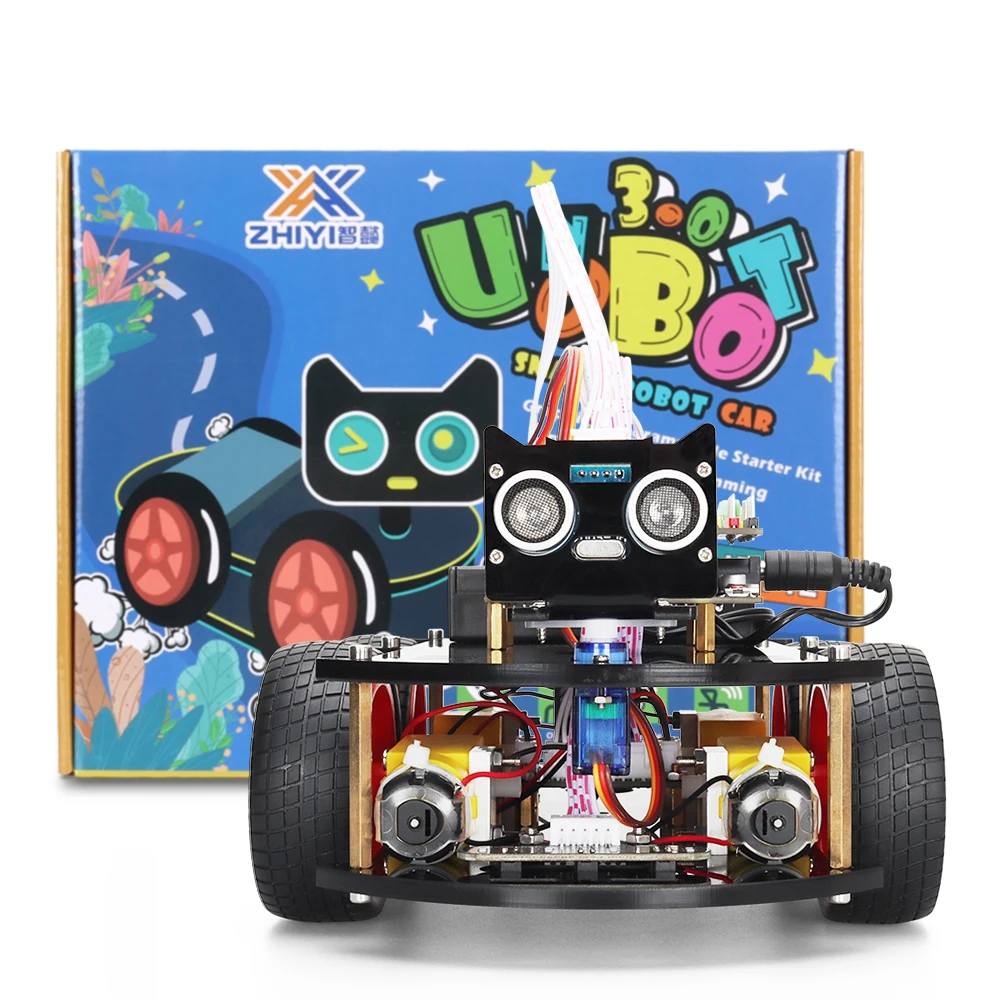 Robot intelligent pour Ardu37, projet programmable, kit de voiture pour  adultes, pigments d'apprentissage, super amusant - AliExpress