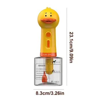 Yellow Duck Pet Cleaning Machine Type-C Charging Automatic Soap Dispenser For Cat & Dog Cleaning Bathing Liquid Soap Shampoo 6
