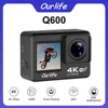 Ourlife Q600 Dual Screen Action Camera 4K30FPS 30M Waterproof WiFi Sports Camera 2" Screen Helmet Action Cam With Remote Control 1