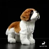 Saint Bernard Dog High Fidelity Anime Cute Plushie Sheep Dog Plush Toys Lifelike Animals Simulation Stuffed Doll Kawai Toy Gifts 1