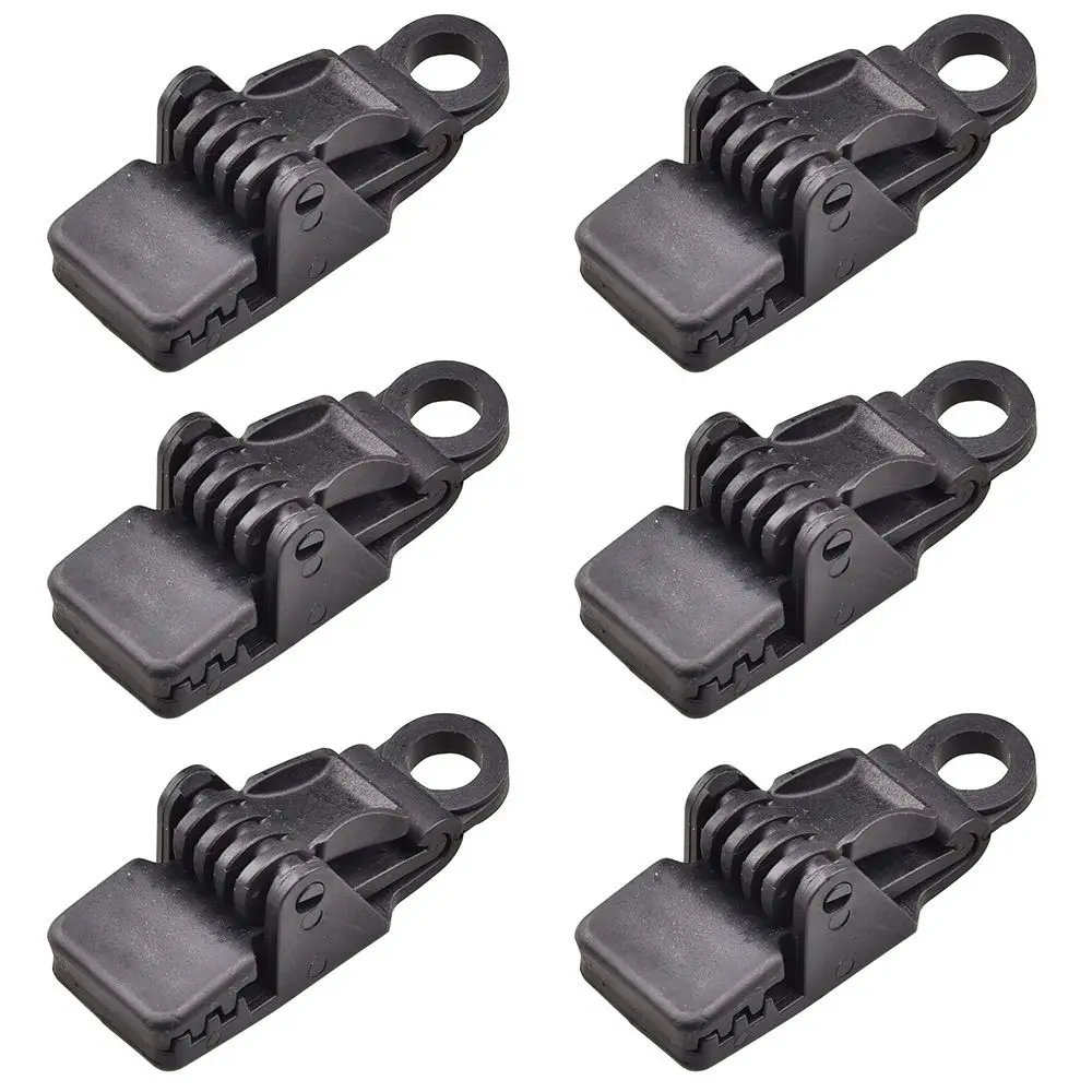 Kit Esterno Nero Caravan Canvas Tent Hike Parts Tendalino Tendalino Morsetto Telone Clip Stringere Tool Trap Jaw Grip
