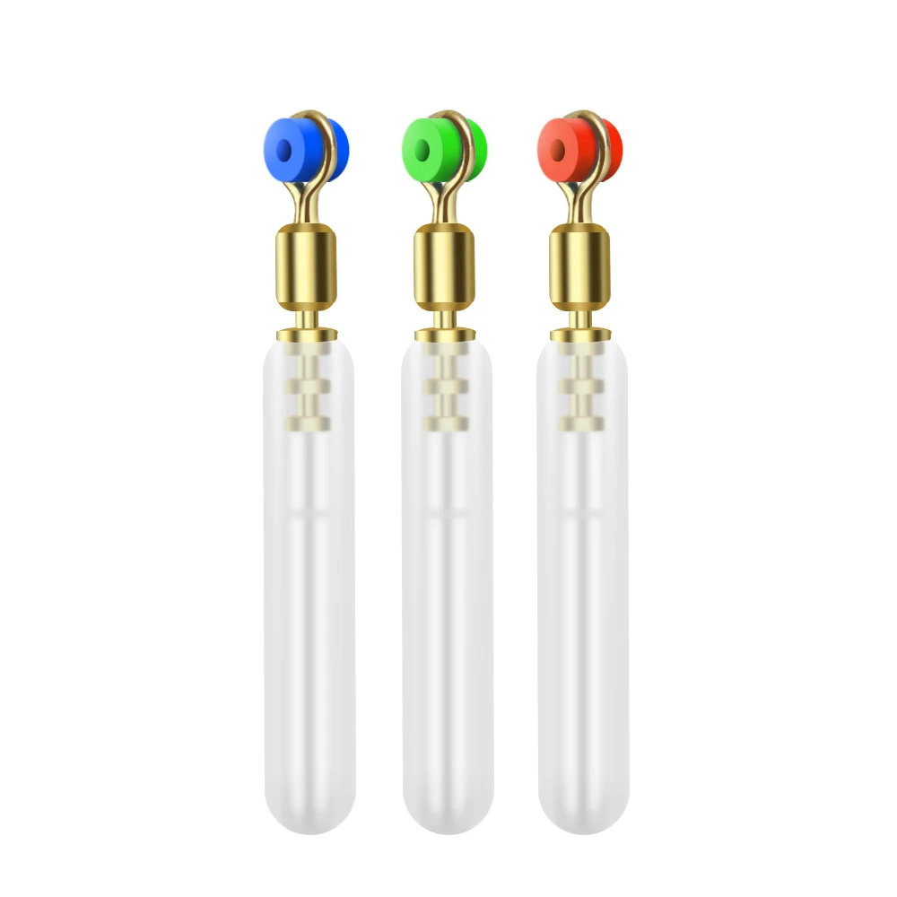 20pcs Fishing Float Holders Copper Silicone Swivels 360 Degree Rotating Freely Fishing Accessory fishing tackle
