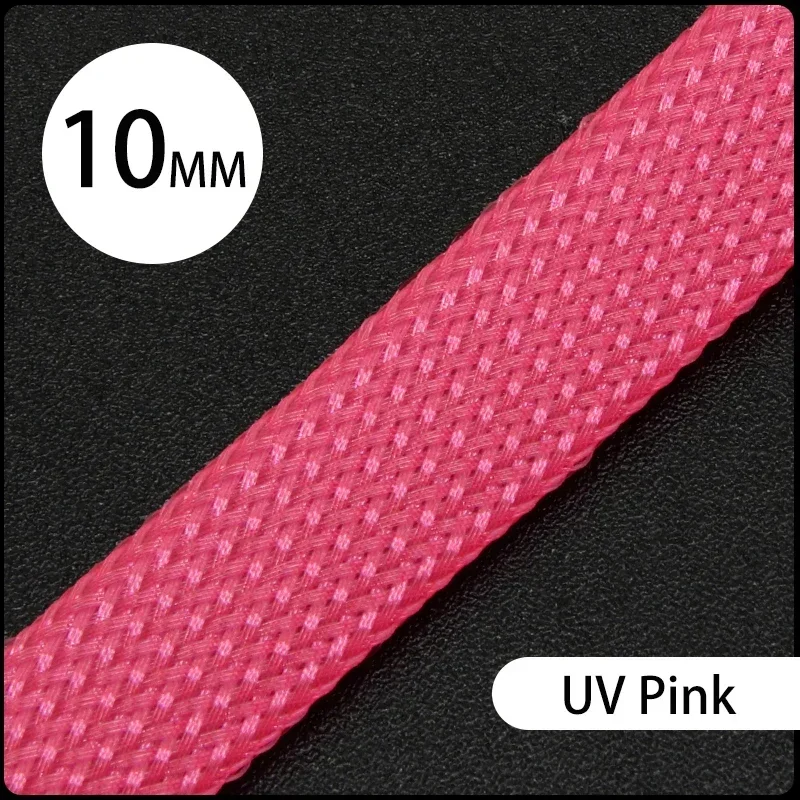 High Density Insulated PET Braid Sleeve - Custom Lengths - Premium Cable Protector Wrap