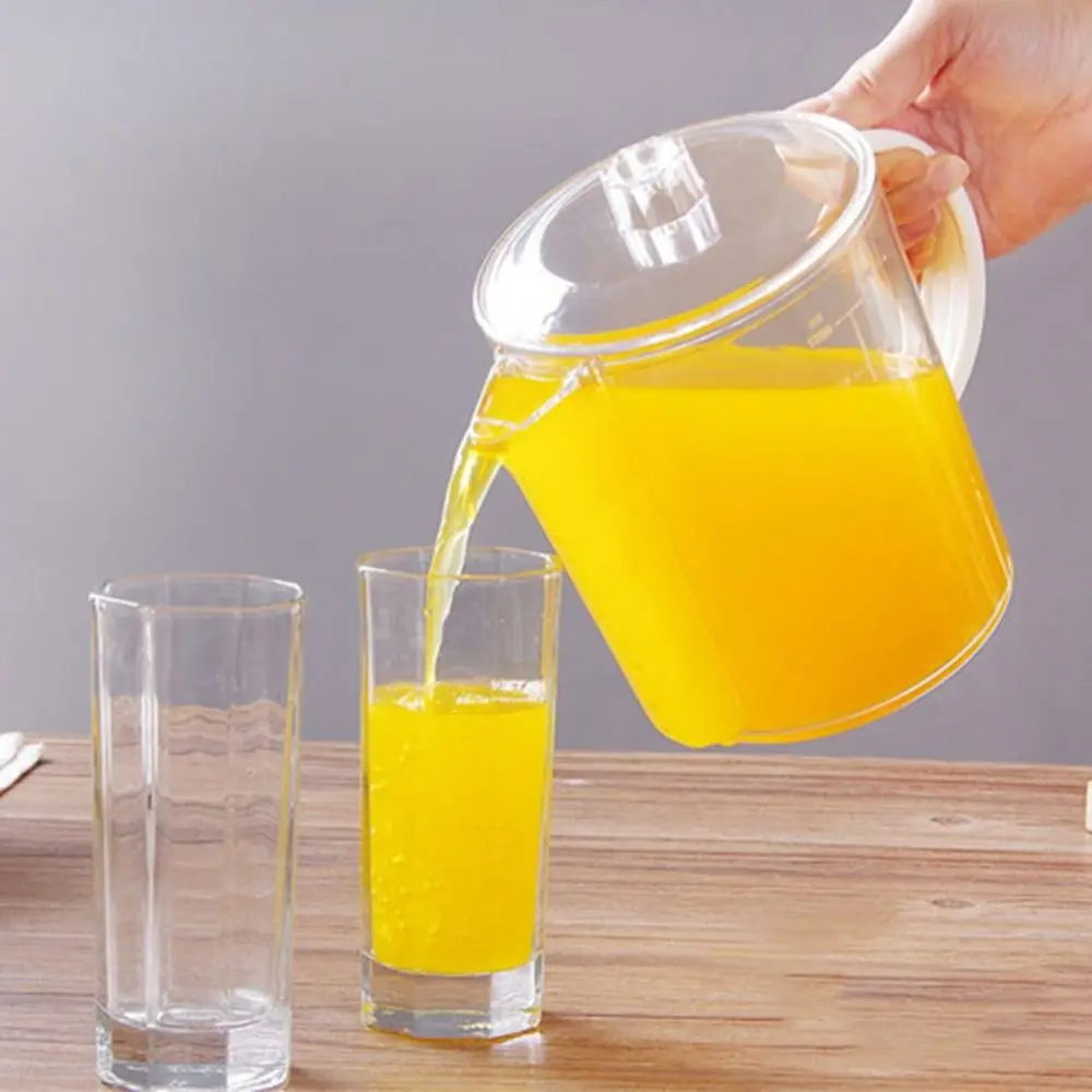 1.5L Oil Grease Separator Pot Transparent Scaled Fat Separator Jug High Temperature Resistance Large Capacity