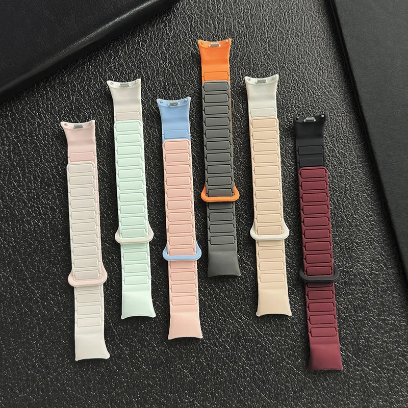 Magnetic Loop Silicone Sport Wristband - Universal Fitness Tracker Accessory Bracelet