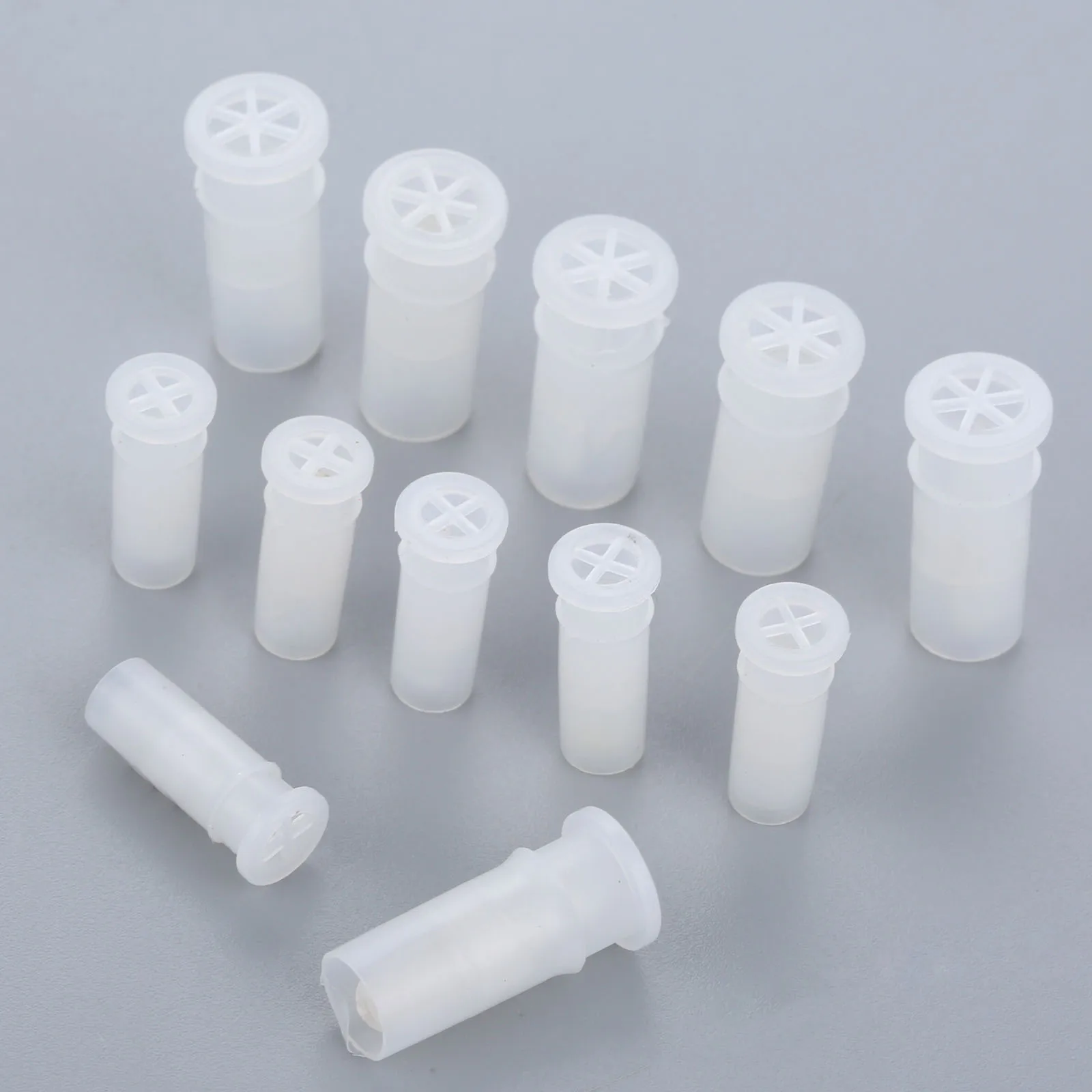 100Pcs Plastic White Toy Dog Cat Squeakers Shoes Repair Fix Pet Baby Toy Noise Maker Insert Replacement 15*6.5mm/18.5*9mm 4