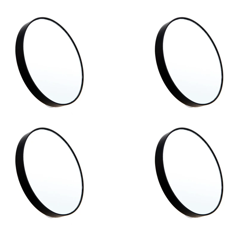 

4 шт. 10-кратное увеличительное зеркало с двумя присосками инструменты для макияжа круглое зеркало большое зеркало увеличение в десять раз