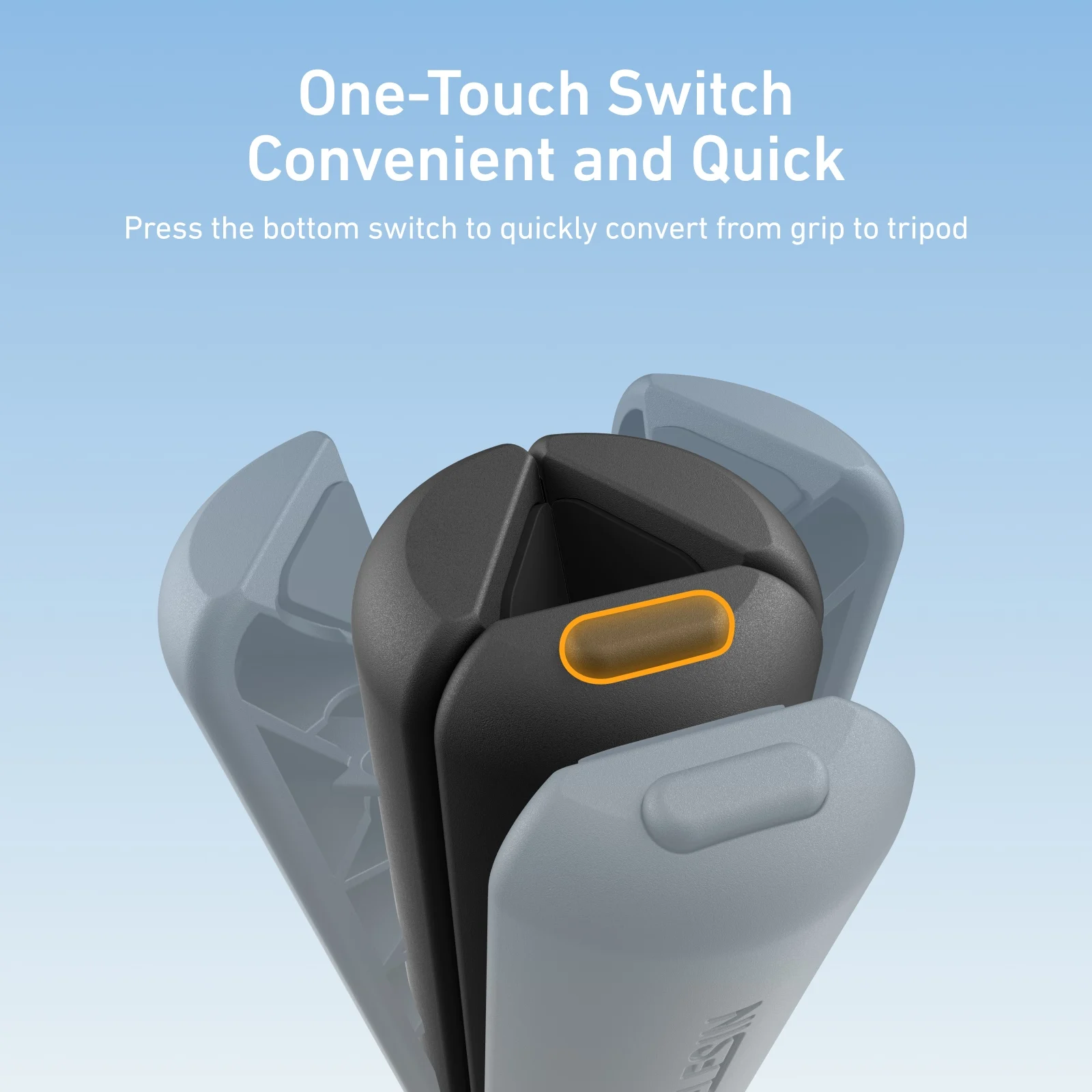 Achetez TELESIN Mini Trépied Poignée 2-en-1 pour caméra action, compact et transportable