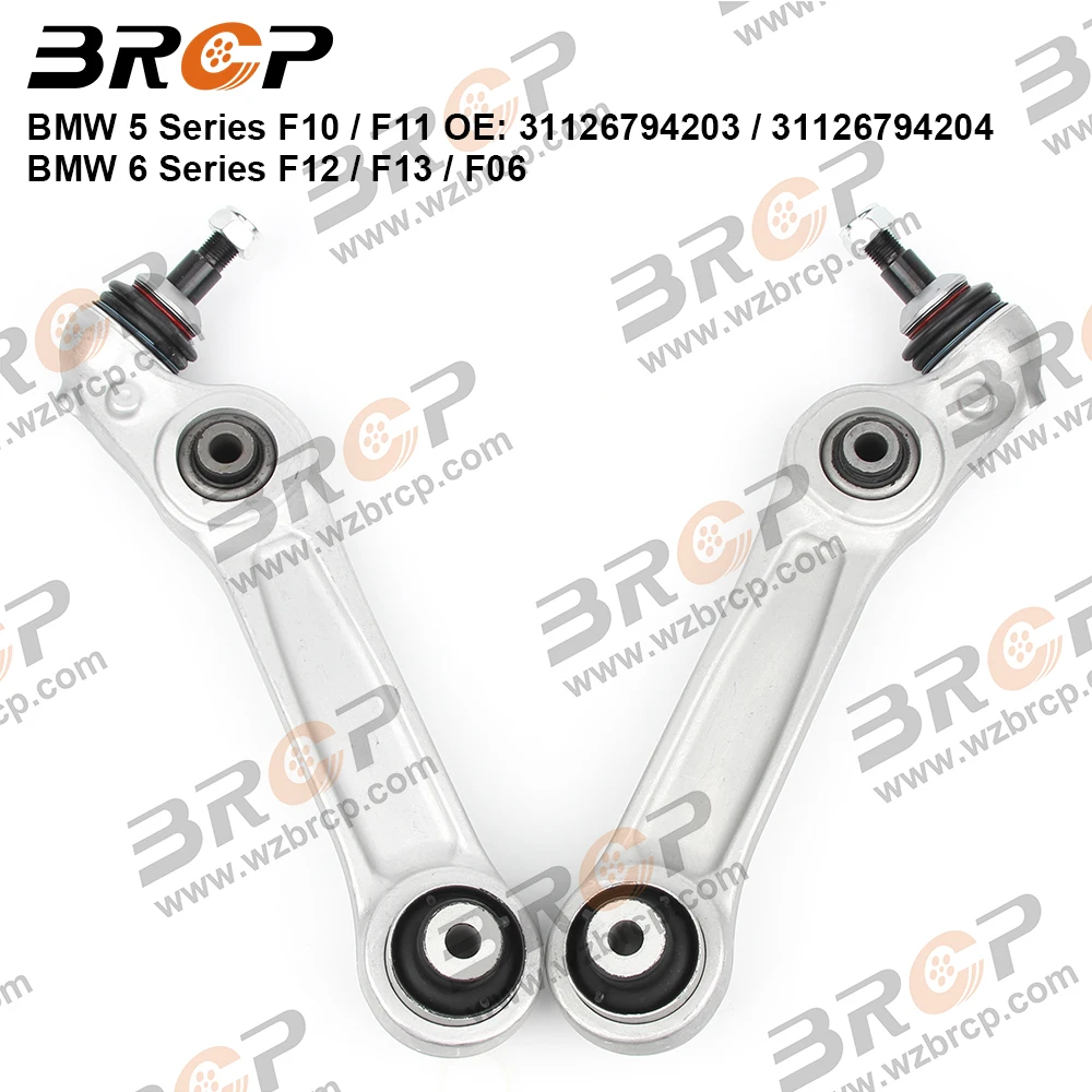 

BRCP Pair Front Lower Suspension Straight Control Arm For BMW 5 6 Series F10 F18 F11 F12 F13 F06 31126794203 31126794204