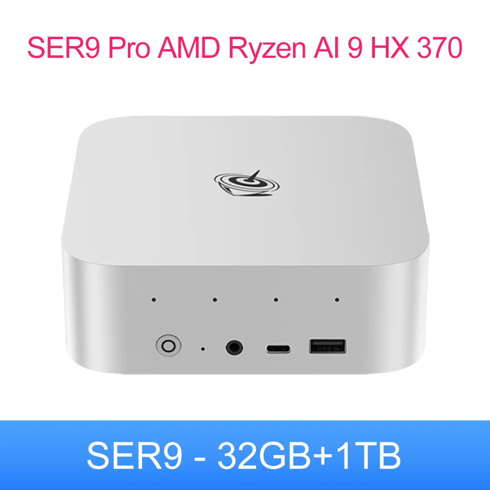 Beelink SER9 PRO HX370ミニPCゲーミングPC、AMD Ryzen AI 9 HX 370