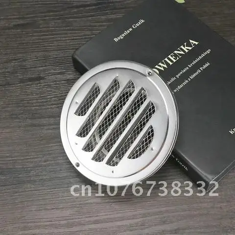 

Stainless Steel Ventilation Grille 77/100mm Round Exhaust Grille With Flange Promote Air Circulation Indoor And Outdoor