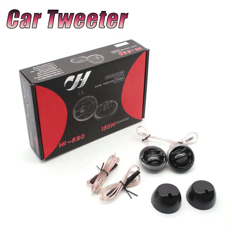 Tweeter per auto con filtro Altoparlanti stereo Musica Cupola morbida Sistema HiFi bilanciato Altoparlanti per porta Audio per auto Scatole per altoparlanti in pellicola di seta