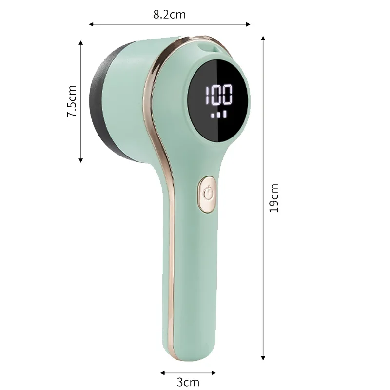Electric Lint Remover Shaver with LED Digital Display Sweater Couch Fabric Pill Shaver for Sweater Couch Clothes 6