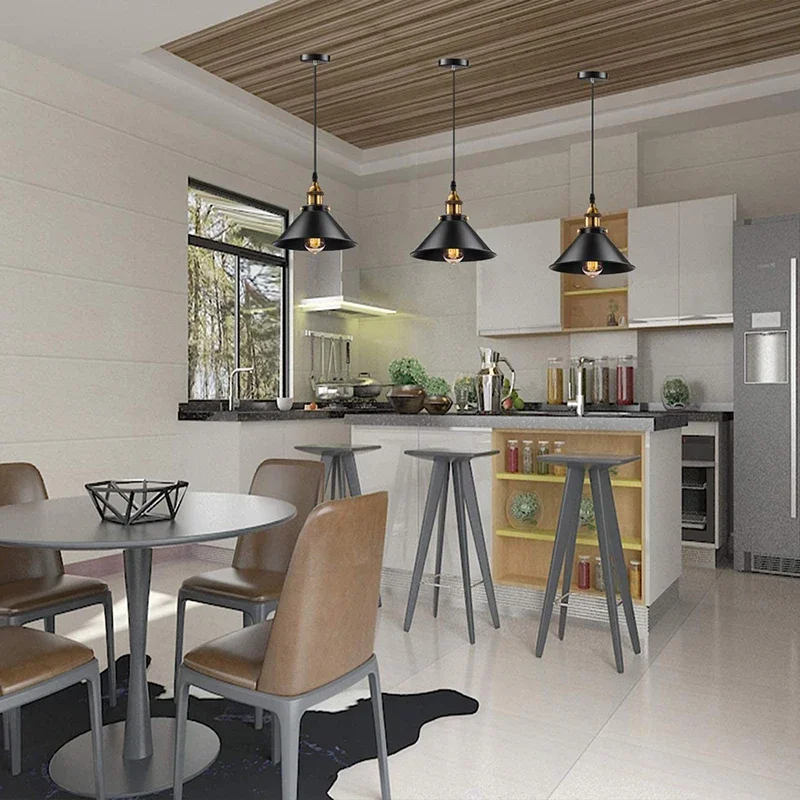 Vintage Pendant Light Loft Retro Chandelier Pendant Lamp E27 Base Industrial Hanging light Edison Home Lighting Living Room Pendant Lights Pendant Lamp Chandelier Lighting Vintage Pendant Lights