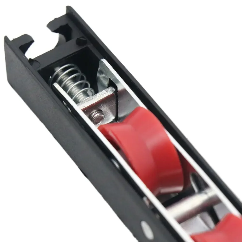 Thermal Break Aluminium Twin Rollers Heavy Duty Dual Rollers for Thermal Break Aluminum Sliding Windows 100kg Load Capacity Sliding Door Rollers Window Pulley