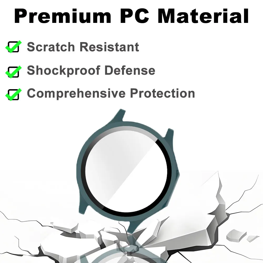 Premium Protective Bumper Case with Tempered Glass