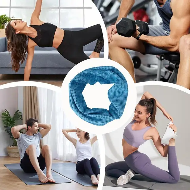 Cooling Towels Quick Dry Microfiber Cool Towels For Extreme Heat Soft Gym Towel Sweat Rag For Yoga Gym Fitness Running Hiking 5