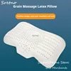 Natural Latex Pillow Protects Cervical Vertebra for Sleeping Special Pillow with Granules for Massage Sleep Aid Single Pillows 1