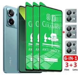 Universal 6-in-1 Ceramic Screen and Camera Lens Protector Film - Clear, Durable, Non-Glass for Xiaomi Redmi (Note 14 4G Global)