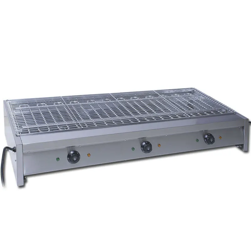 Commercial Electric Smokeless Grill 1 2M Length 44CM Width BBQ Machine For Skewers Roasting